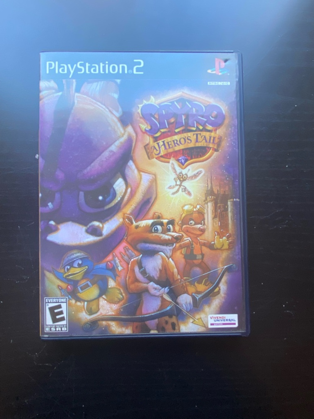 Sony PlayStation 2 Spyro: A Hero's Tail - Purple & Gold Cover